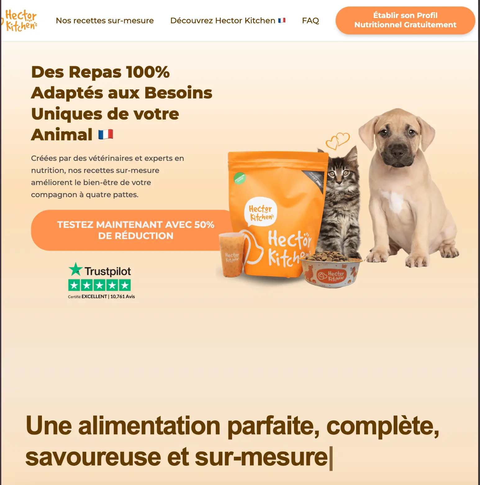Personalized Pet Nutrition Platform